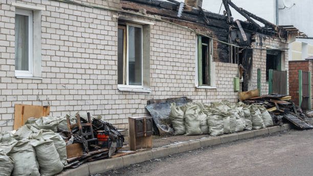 Professional Smoke Damage Removal technician working in Damascus, MD